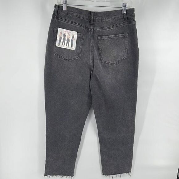Simple Society distressed super high rise button fly raw hem jeans NEW NWT 7 28 - Picture 3 of 12